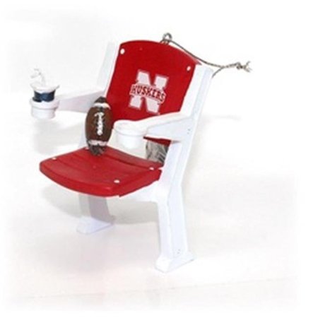 EVERGREEN ENTERPRISES Nebraska Cornhuskers Ornament Stadium Chair Design 841216296